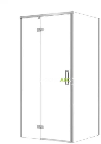 SET C112 KABINA LARGA ZAWIAS LEWA CHROM 100X90X195SZK TRANS WIR