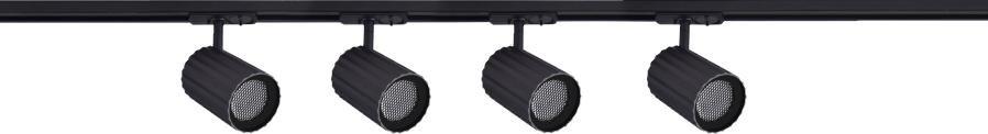 Light Prestige 1-fazowy system szynowy Tokio LP-787 SET 1F BK czarny z regulacją