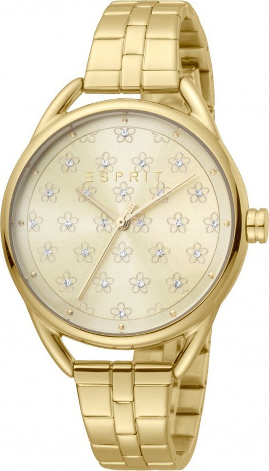Zegarek Esprit Zegarek damski Esprit ES1L177M0095 CYRKONIE złoty