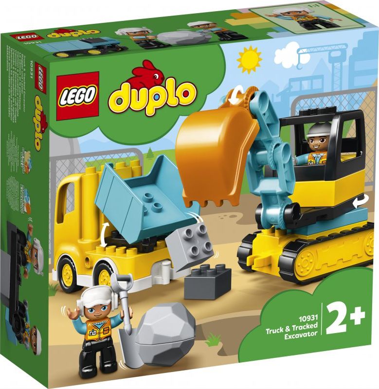 LEGO Duplo Ciężarówka i koparka gąsienicowa (10931)