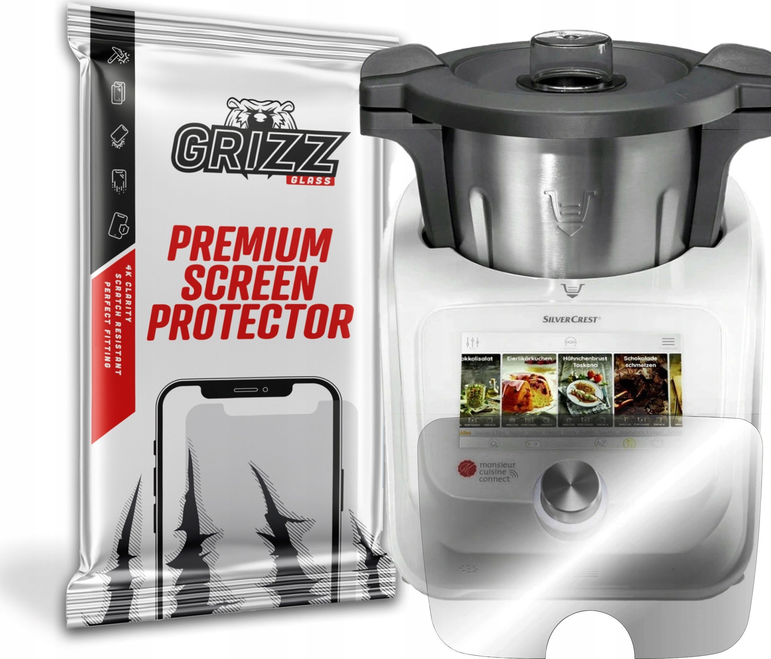 GrizzGlass Folia matowa Grizz Lidlomix Monsieur Cuisine