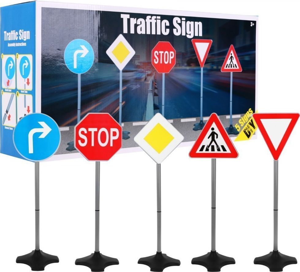 Znaki Drogowe 80cm, 5 Szt. (ZOG.YTL625)