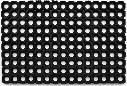 Dywany Łuszczów Wycieraczka GUMOWA AŻUROWA, 60x80 cm