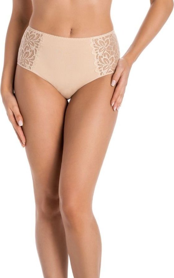 Teyli Majtki z wysokim stanem Eco Exclusive beżowe Beżowy 3XL