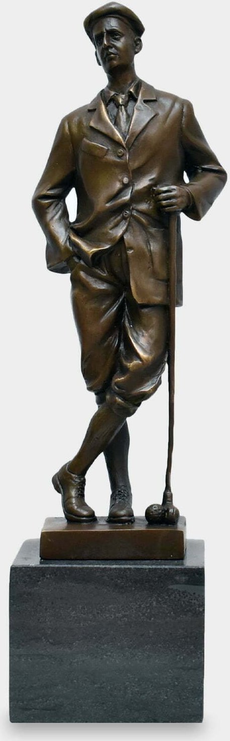 rzezbyzbrazu Golfista Rzeźba z Brązu