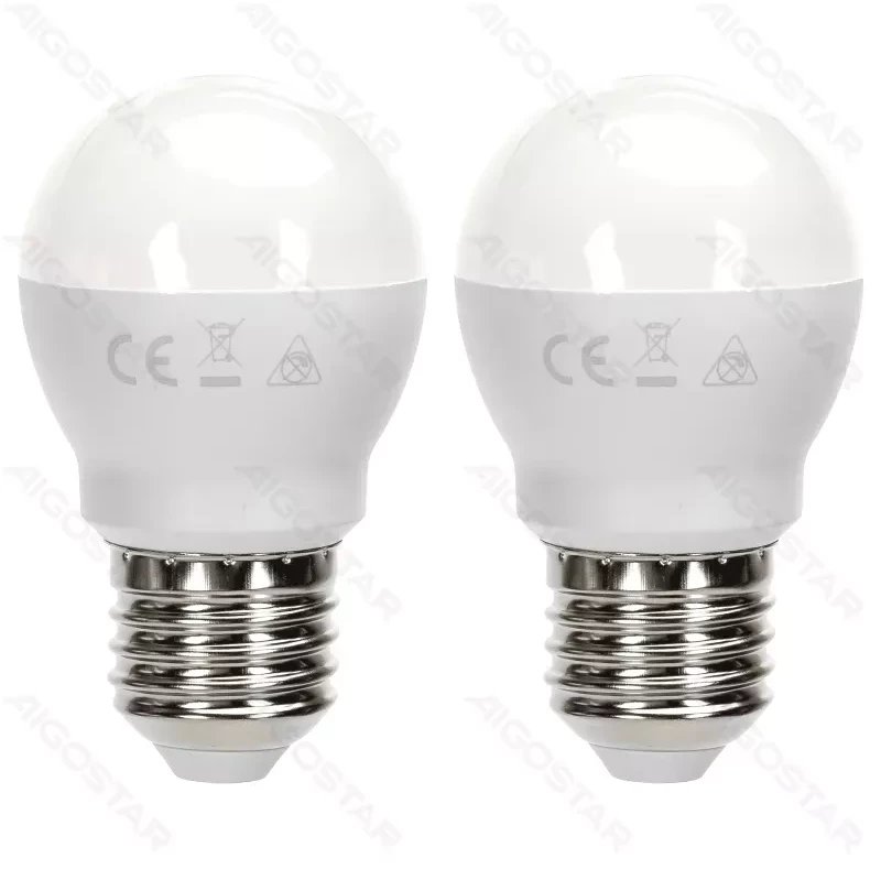2 x Żarówka LED G45 11W=75W 1060lm E27 Ciepła
