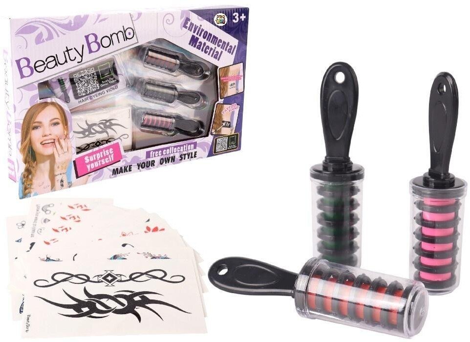 Akademia mody tatuaże z kolorowymi włosami