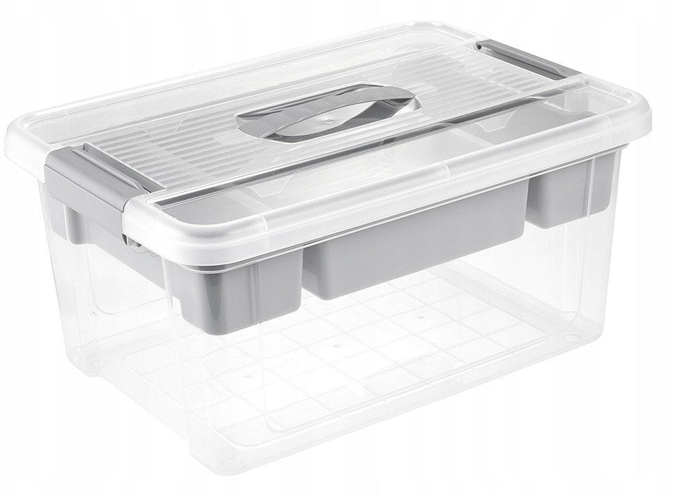 Kaste ar vaku un organaizeru organizer box Henri 29x41x20cm 16L gaisi peleka/caurspidiga 4052396112184