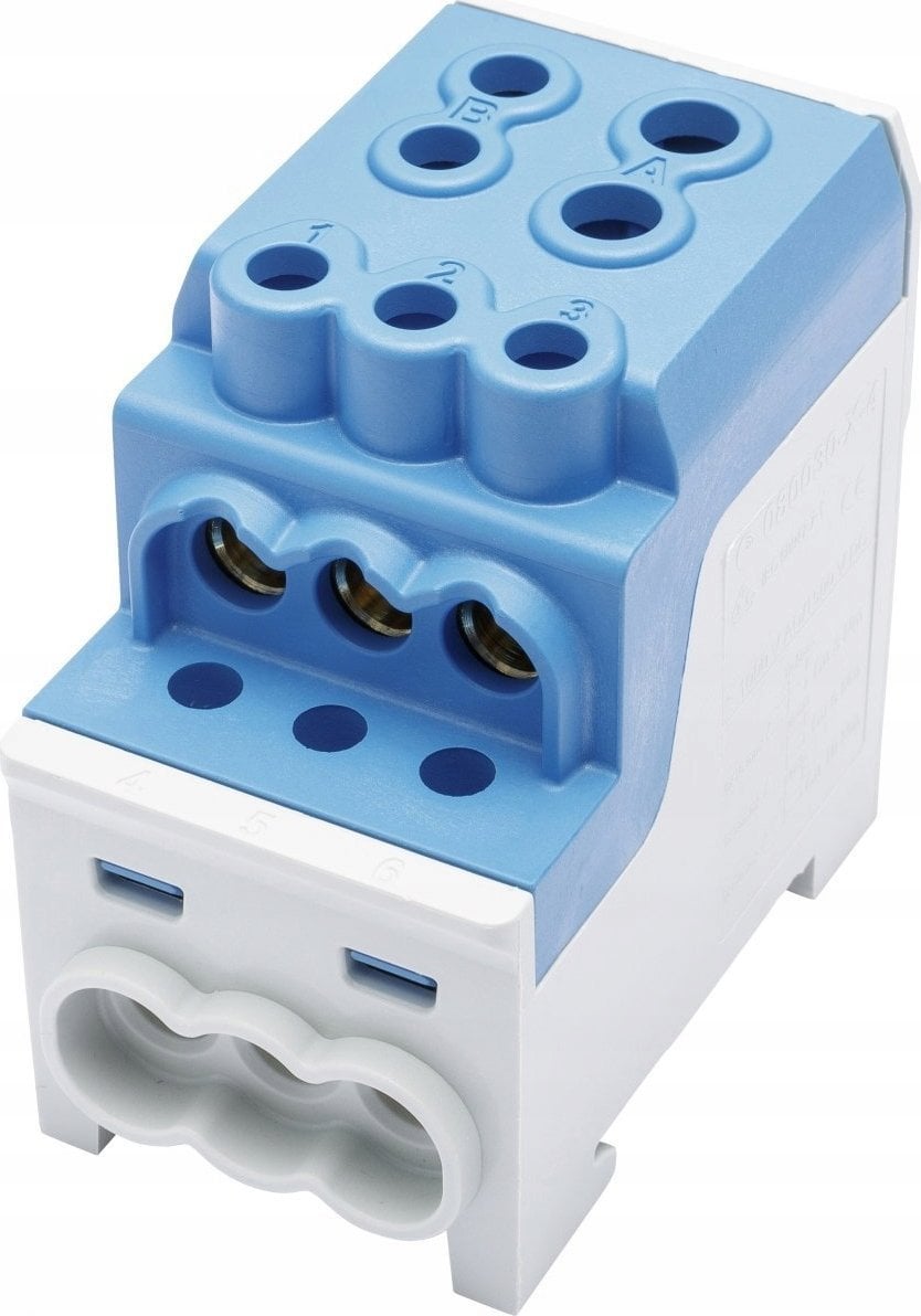 Simet Blok rozdzielczy - dystrybucyjny Al/Cu SDB 200 (80030) SIMBLOCK niebieski 81602003