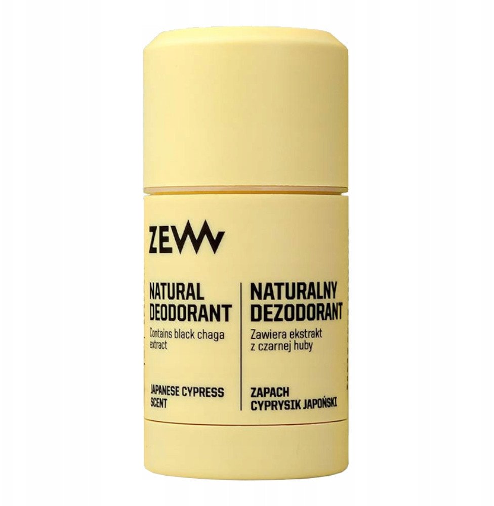 Zew For Men Naturalny dezodorant w sztyfcie cyprysik japoński i bergamotka 80g