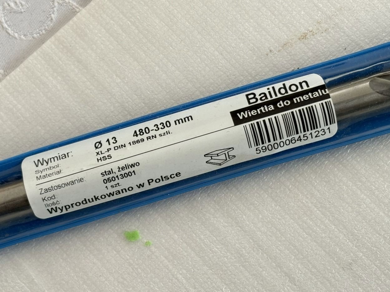 Wiertło 13,0 XL-P (NWKp) szlif 400-250 HSS