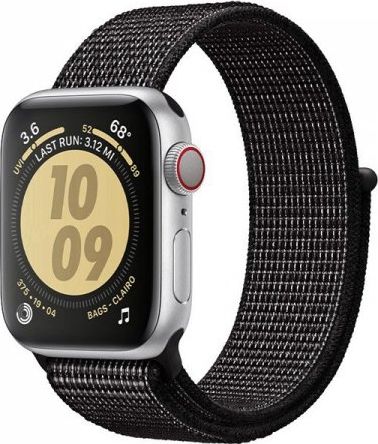 Crong Crong Reflex Band - Pasek sportowy Apple Watch 38/40 mm (czarny)