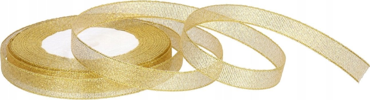 Teka Wst±żka brokatowa złota 12mmx22m
