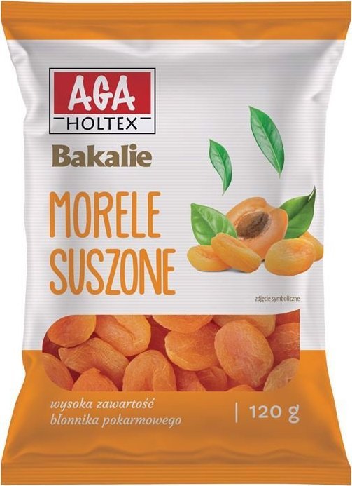 Aga Holtex Aga Holtex Morele suszone 120g Bakalie