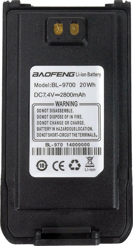 Bateria Baofeng Bateria do Baofeng BF-9700, UV-9R Plus