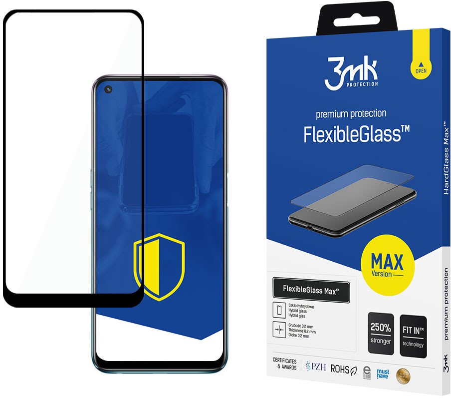 OPPO A54 4G - 3MK FLEXIBLEGLASS MAX BLACK