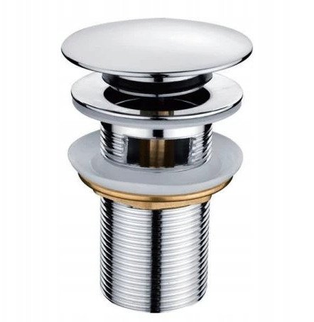 Caldo W001-BCR Korek klik klak chromowy błyszczący uniwersalny duży grzybek