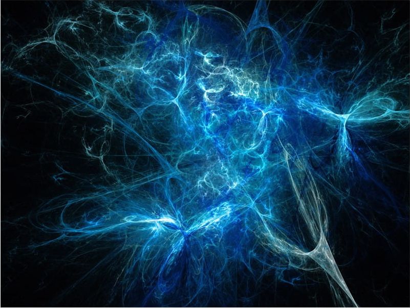 DecoNest Fototapeta - Niebieskie pioruny - 350X270