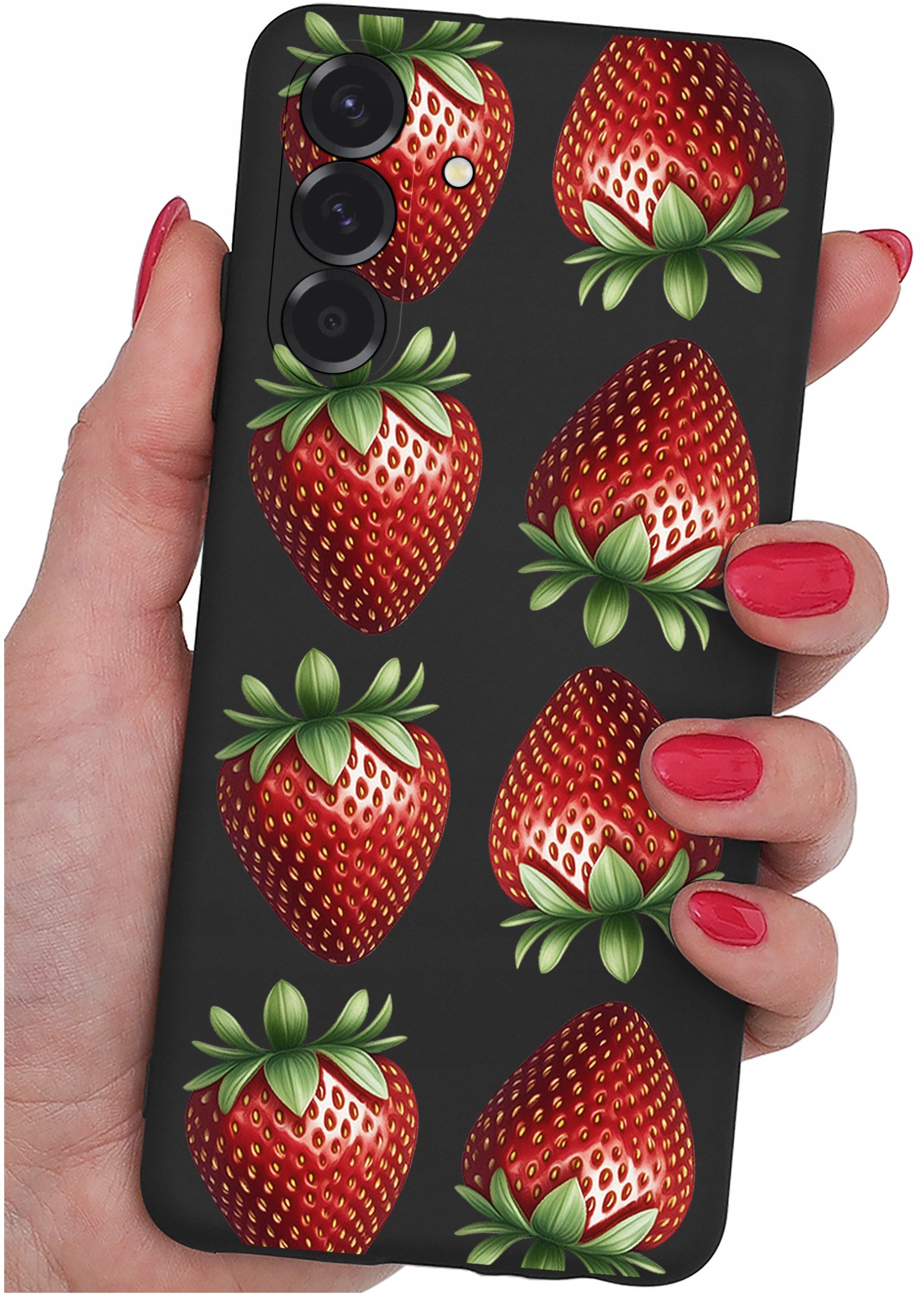 ETUI do Samsung A26 5G | WZORY | SILIKONOWE MATT CASE + SZKŁO 9H