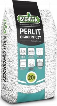 Biovita Perlit ogrodniczy 20l spulchnia podłoże do wysiewu