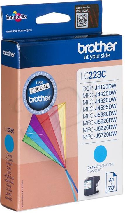 Tusz Brother tusz oryginalny LC223C (cyan)