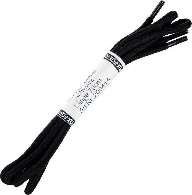 Fox Fox Outdoor Sznurowadła Wojskowe 70cm Czarne uniwersalny