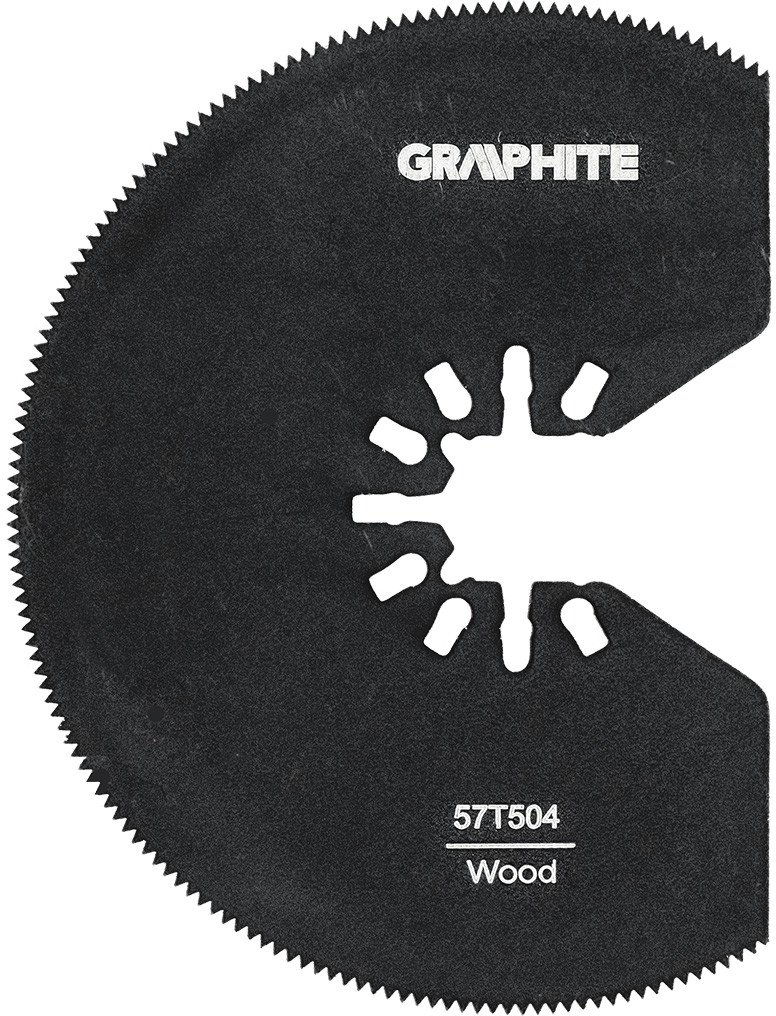 Tarcza do urządzenia wielofunkcyjnego, półokrągła, 21 TPI, HSS, 80 mm