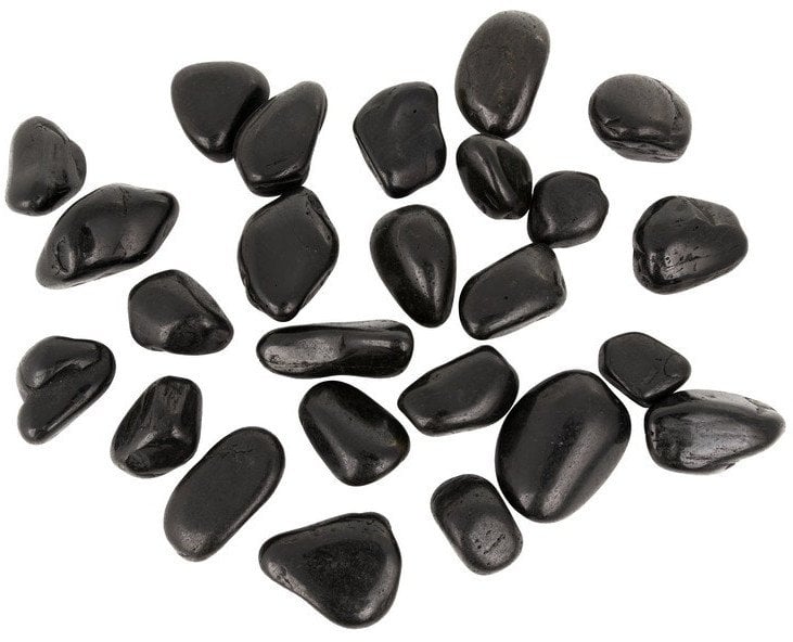 Kamienie polerowane Black Pebble III 10-20mm do akwarium terrarium 10 kg/OPAK