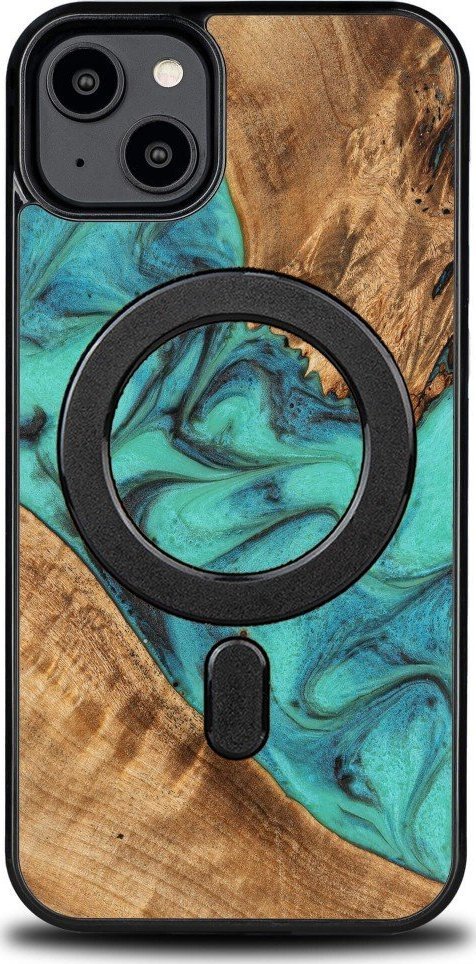BeWood Etui Bewood Unique na iPhone 14 Plus - Turquoise z MagSafe