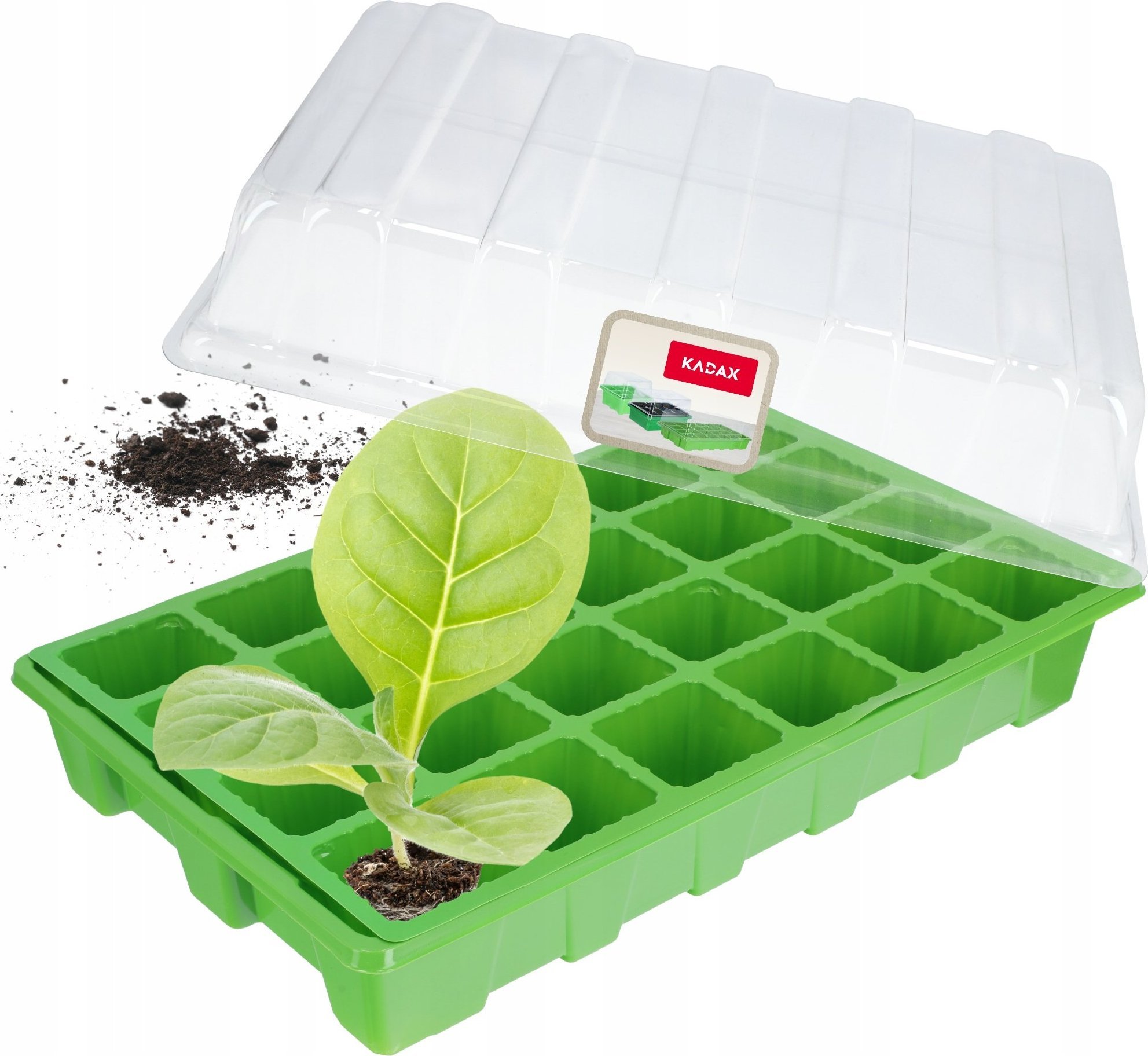 Kadax Miniszklarnia Tacka Do Kiełkowania Nasion 24 Komór
