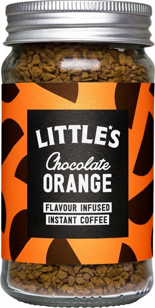 Littles Coffee Kawa rozpuszczalna Instant liofilizowana Czekoladowo Pomarańczowa 50g - Little's