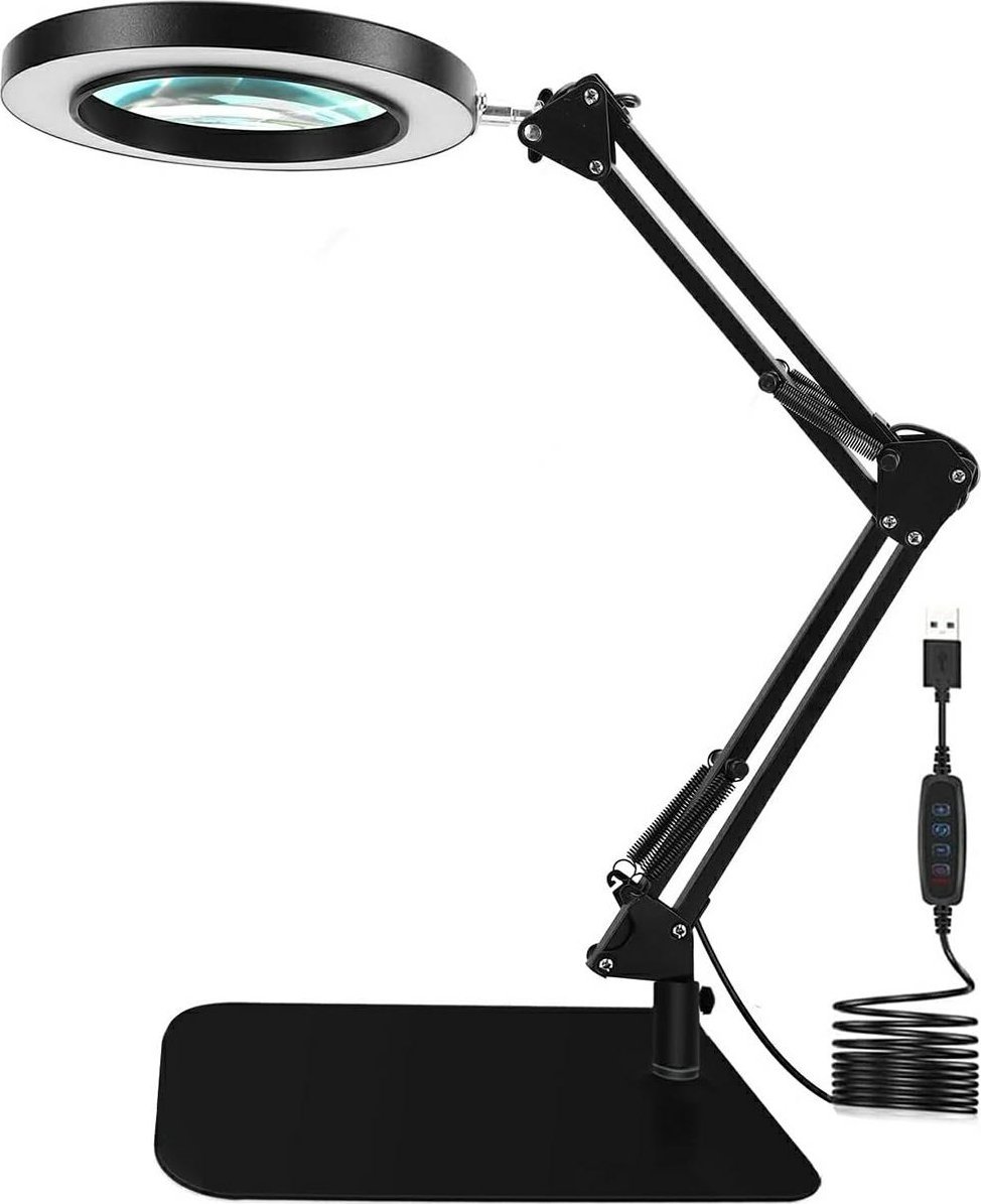 Lusterko kosmetyczne ATL ZD141 Lampka lupa kosmetyczna biurkowa