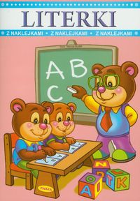 Literki z naklejkami (106282)