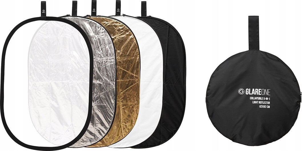 Blenda GlareOne GlareOne Bounce Board 5-in-1 62x92 cm - blenda 5 w 1