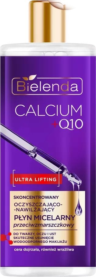 Bielenda CALCIUM+Q10 Oczyszczająco-nawilżający Płyn micelarny 500 ml