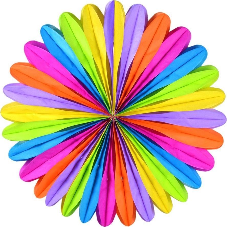 Rozeta multikolor rainbow