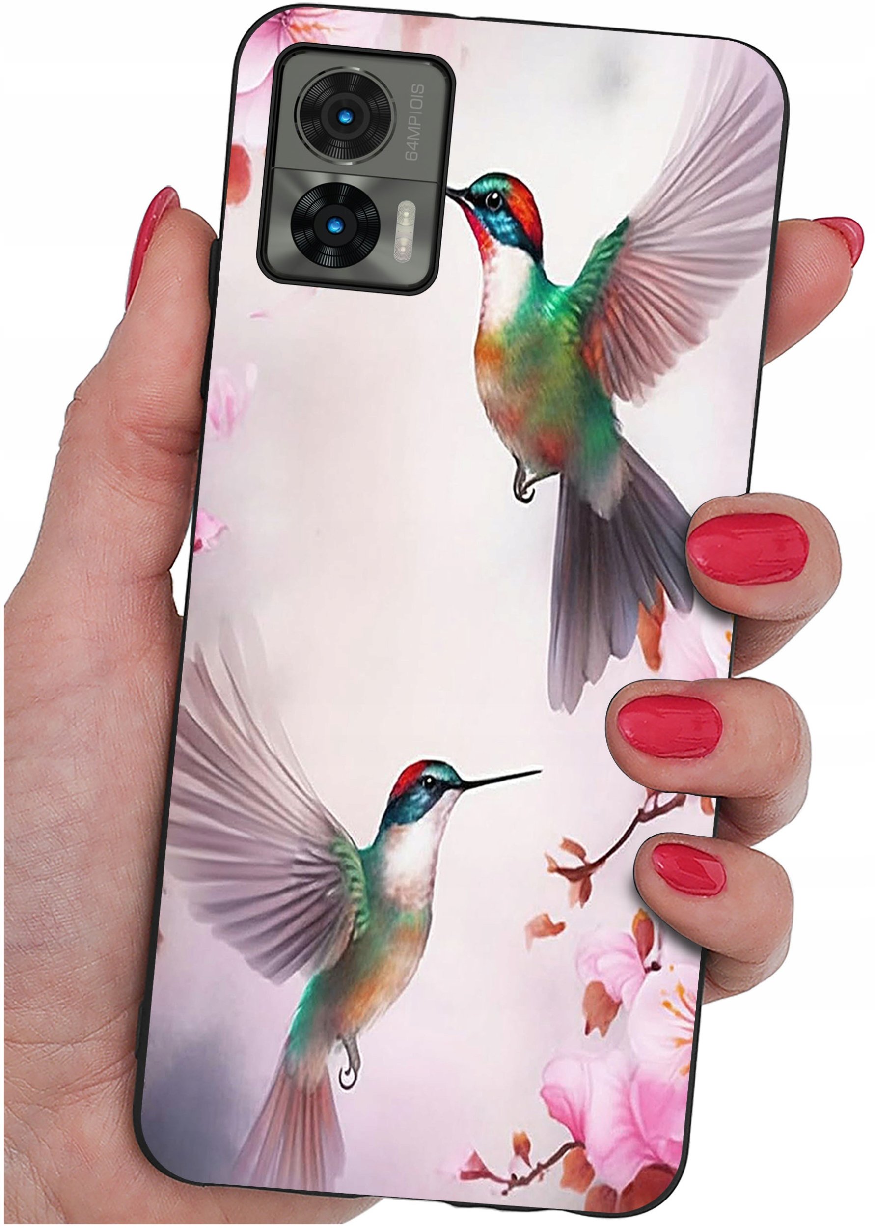 Etui do Motorola Moto Edge 30 Neo WZORY |SILIKONOWE MATT CASE + SZKŁO 9H