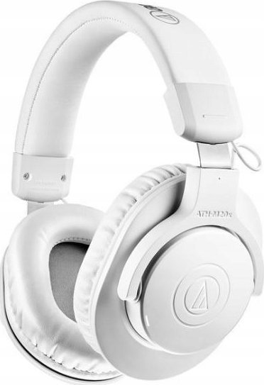 Słuchawki Audio Technica ATH-M20XBTWH headphones (white, USB-C, 3.5 mm jack)