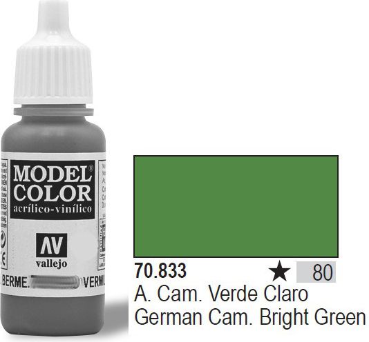 Vallejo Farba Nr80 Light Green 17ml