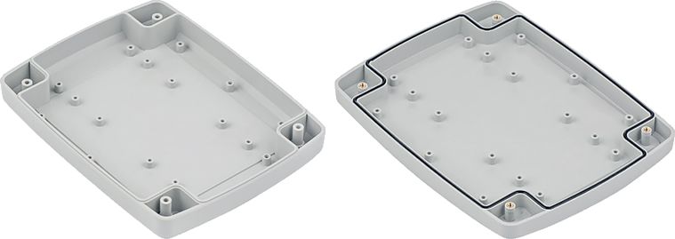 Elektro-Plast STRONG Puszka hermetyczna n/t 145x185x39mm IP67 PHP-124 szary (62.125)