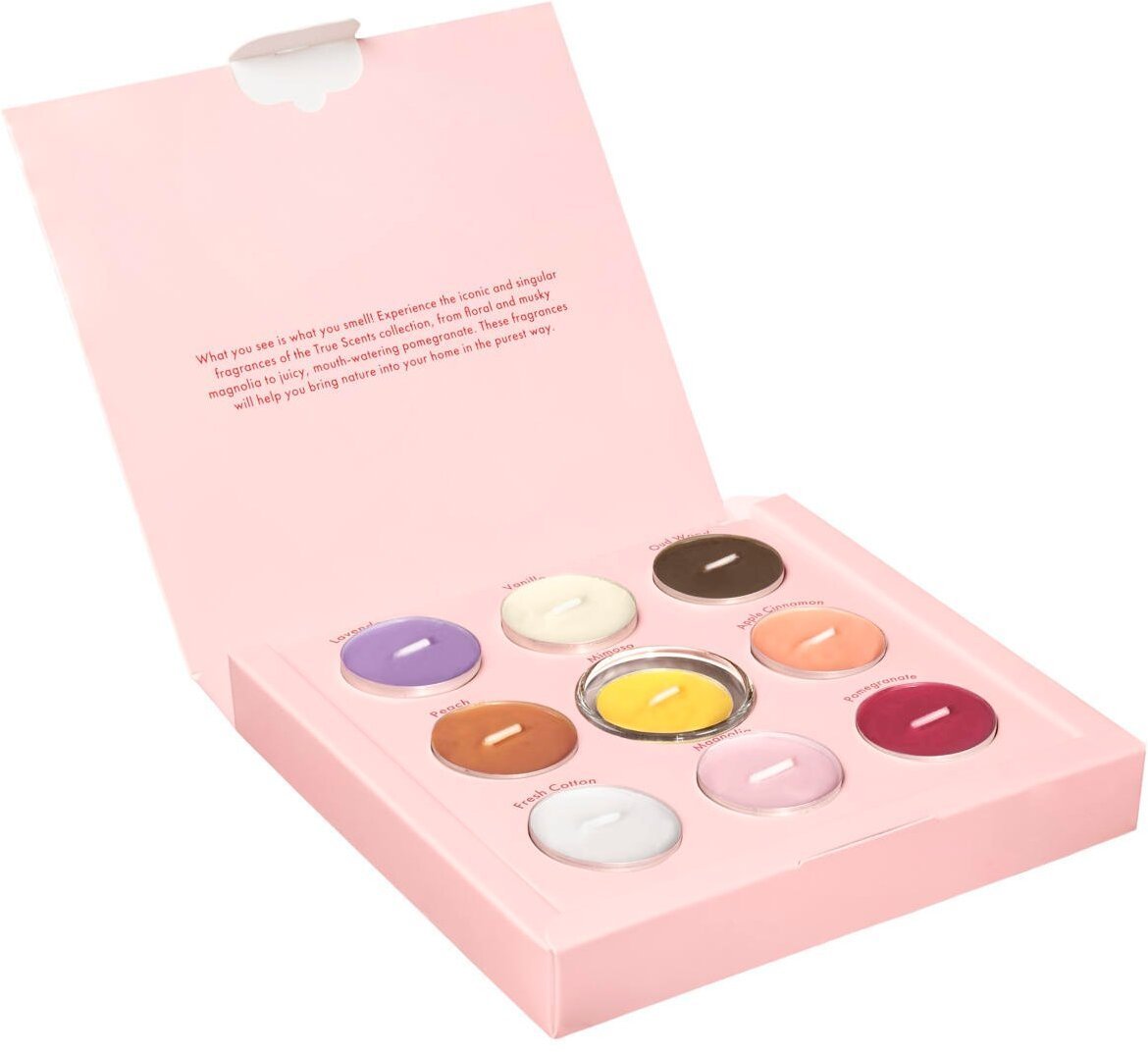 Bolsius Zestaw prezentowy w pudełku ze świecami zapachowymi i świecznikami szklanymi 8717847191120 8717847191120 (8717847191120)