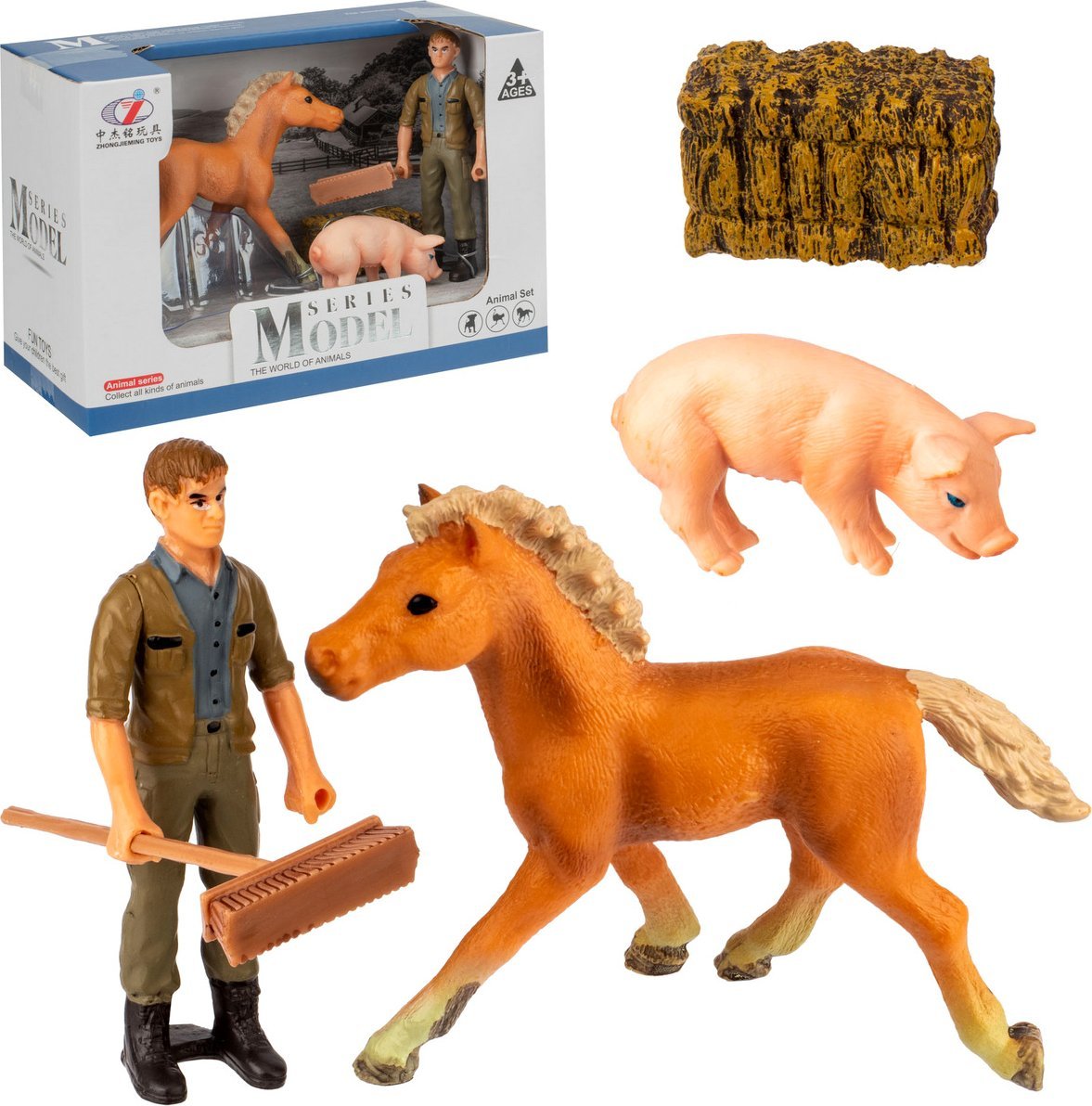 Figurka ZWIERZĘTA DOMOWE ZESTAW FARMA Z FIGURKĄ