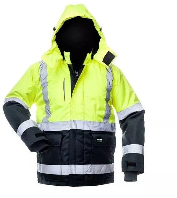 Kurtka męska CIRIUS JACKET CANVAS HI-VIS WJ-8946 YEL/BLU L