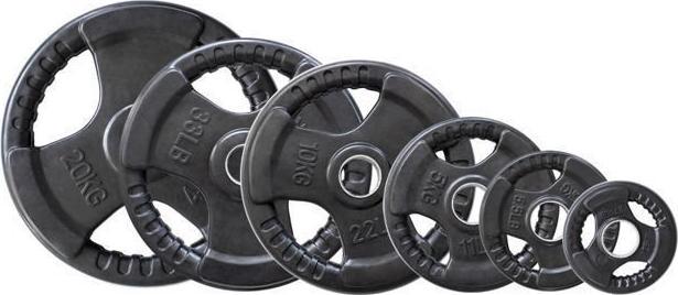 HMS Zestaw obciążeń olimpijskich gumowanych TOK HMS waga 25 kg