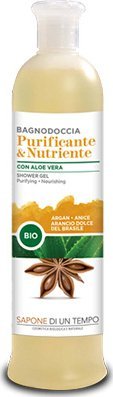 Oczyszczający i odżywczy żel do mycia ciała Anyż & Pomarańcza 500 ml - SAPONE DI UN TEMPO