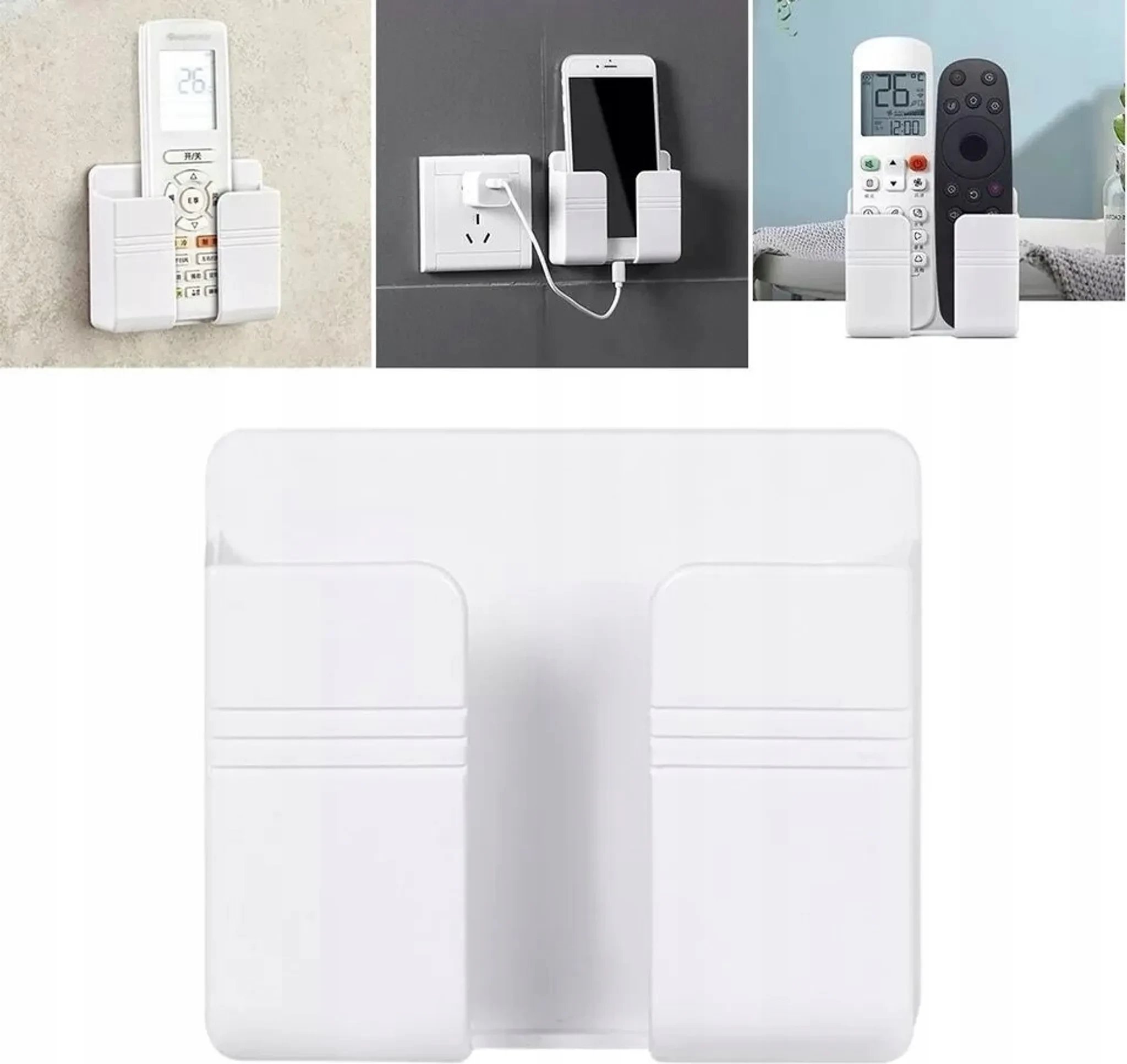 UCHWYT Podstawka STOJAK ŚCIENNY NA TELEFON Kabel