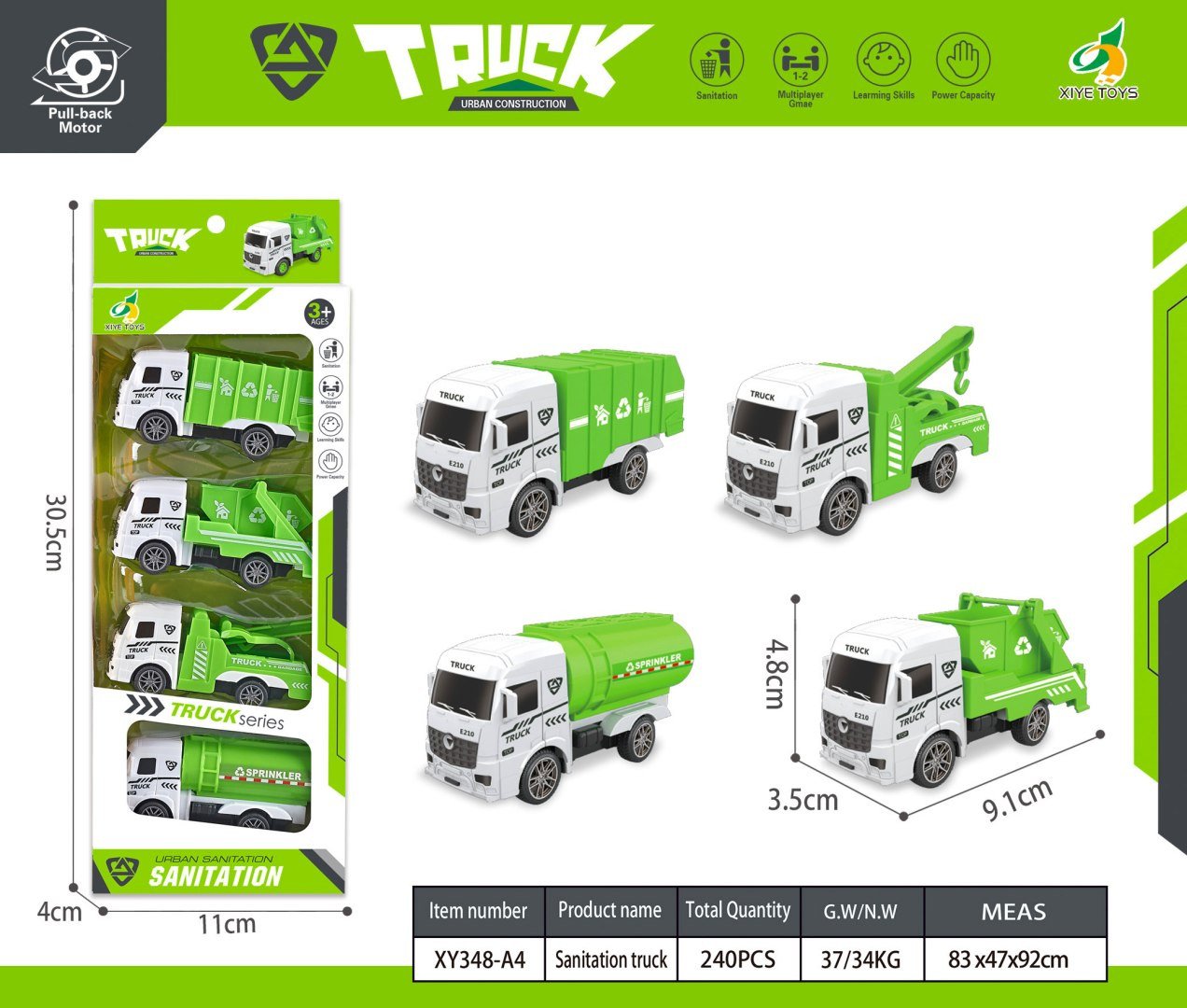 Zestaw Pojazdów Służby Zieleni EDUKAMP