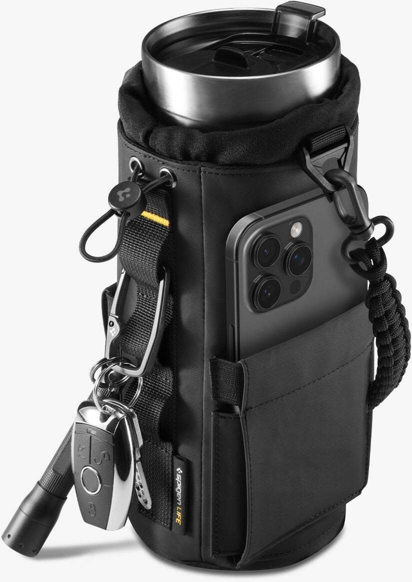 Etui na butelkę Spigen LF500 Tumbler Bag Black