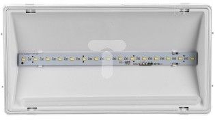 AWEX Oprawa awaryjna EXIT L IP65 ECO LED AT 3W 340lm 1h jednozadaniowa biała (ETL/3W/E/1/SE/AT/WH)