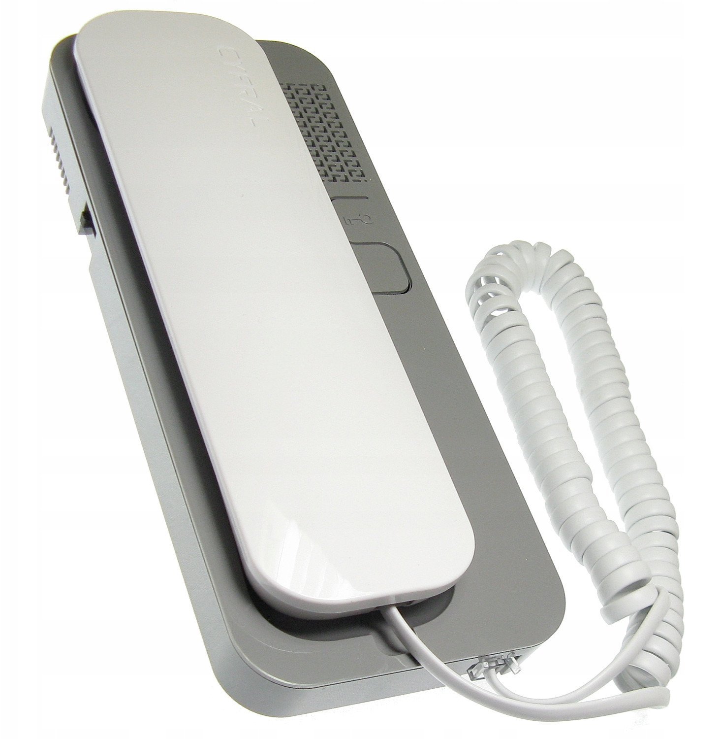 SMART 5P CYFRAL Unifon do systemu domofonowego analogowego 4+N, biało szary